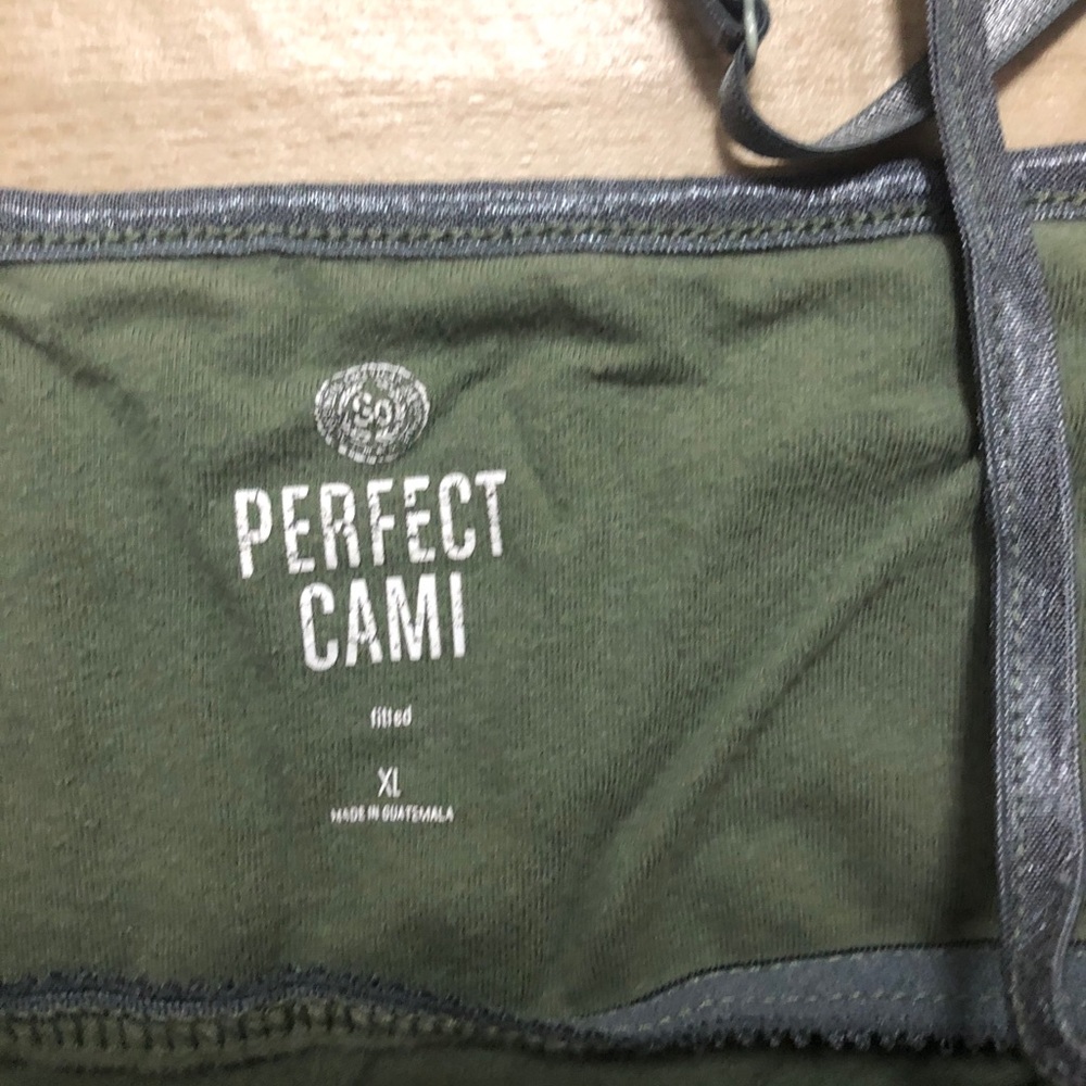 Green cami - Picture 2 of 2